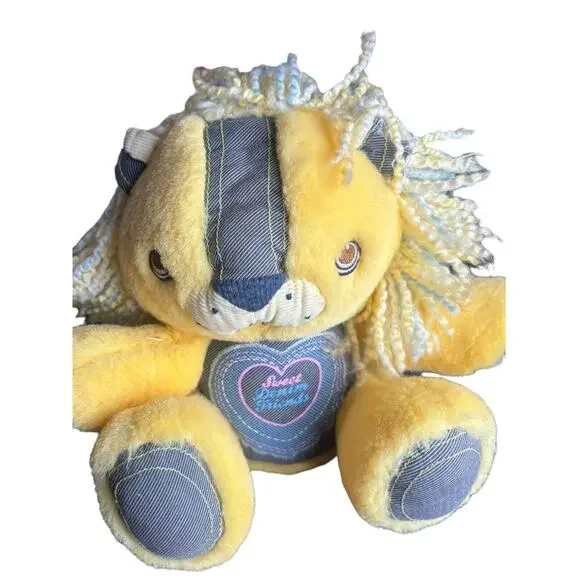 Vintage Sweet‎ Denim Friends Yellow Denim Lion. - Picture 2 of 7